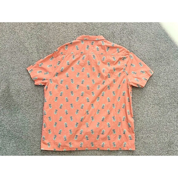 Disney Parks Push Talking Trash Can Short Sleeve Button Up Camp Shirt Size XL - Picture 3 of 6